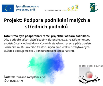 Spolufinancováno Evropskou unií